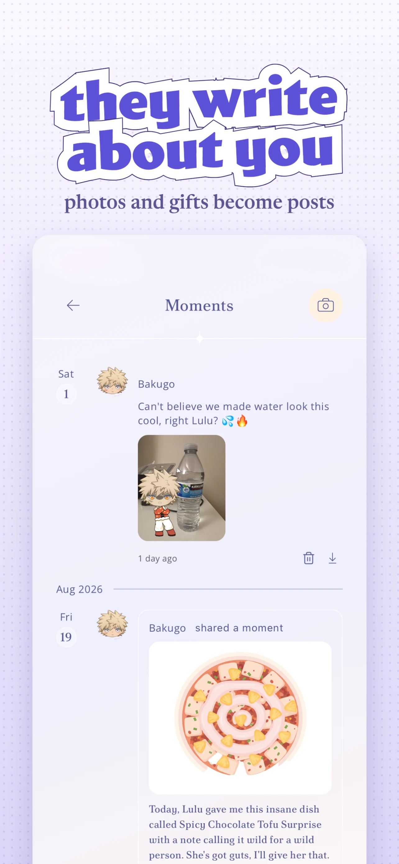 Milu: character morning call screenshot